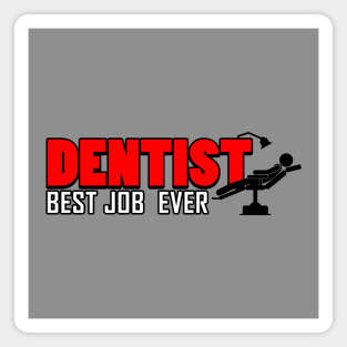 Proud Dentist Best Job Ever Gift For Dentist Magnet